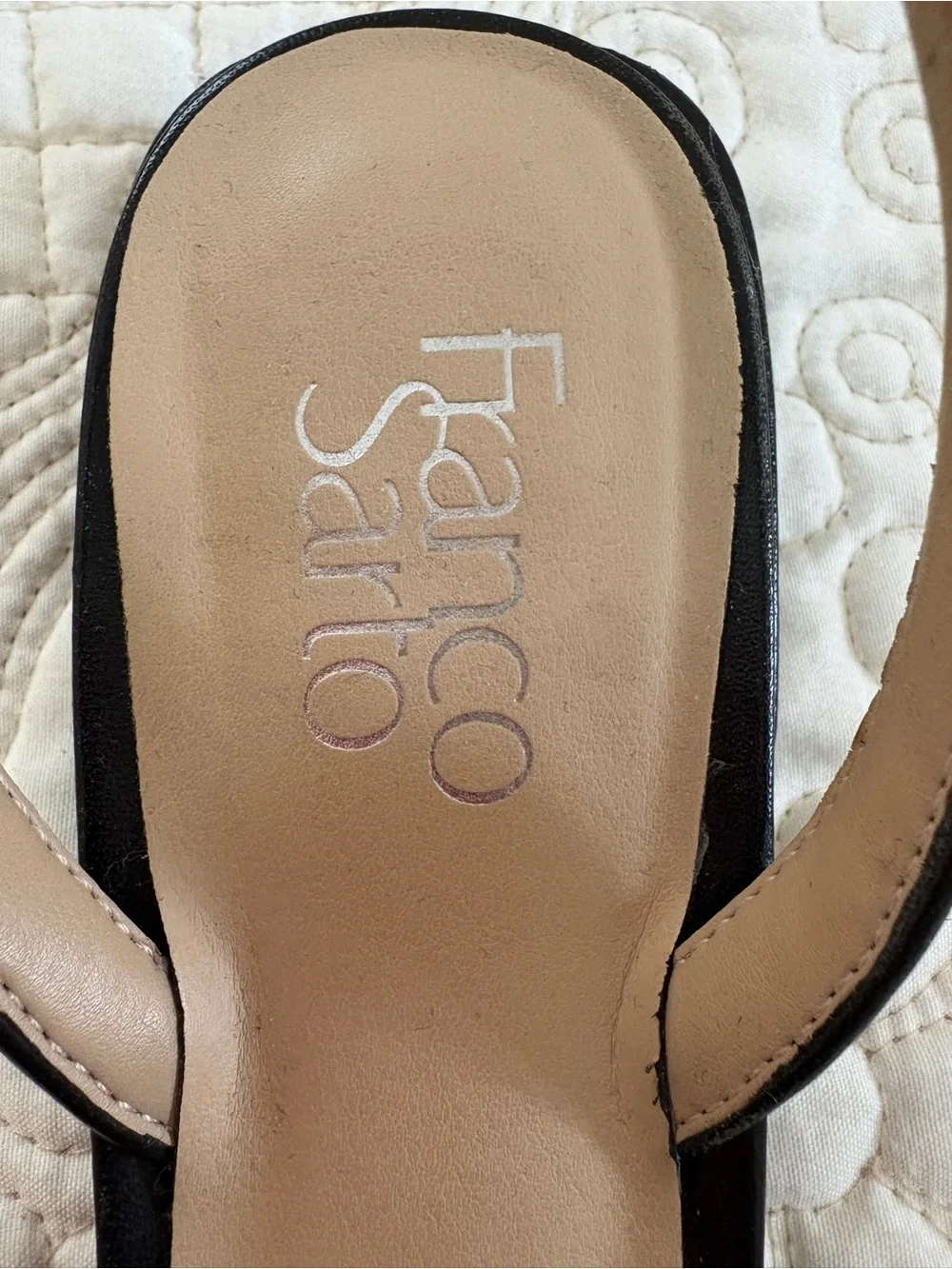 Leopard Print Pointed Slingback Flats - size 10